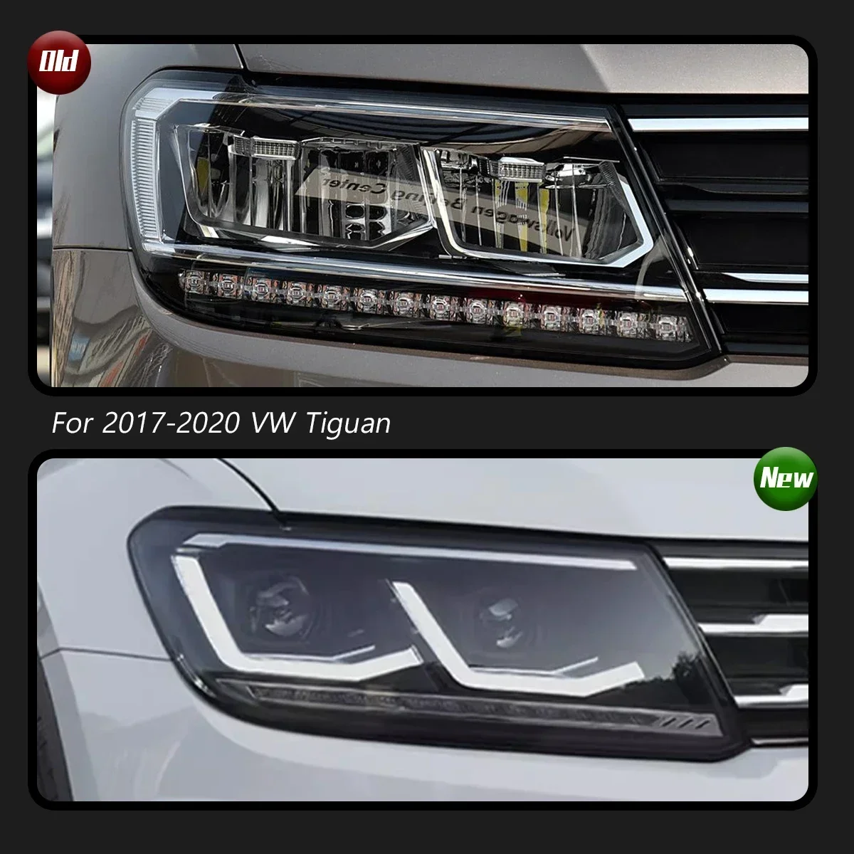 

TYPY New LED Head Lamp Upgrade Modified For VW Tiguan Headlight 2017-2020 Headlight Dynamic Signal Head Lamp Auto Accessories
