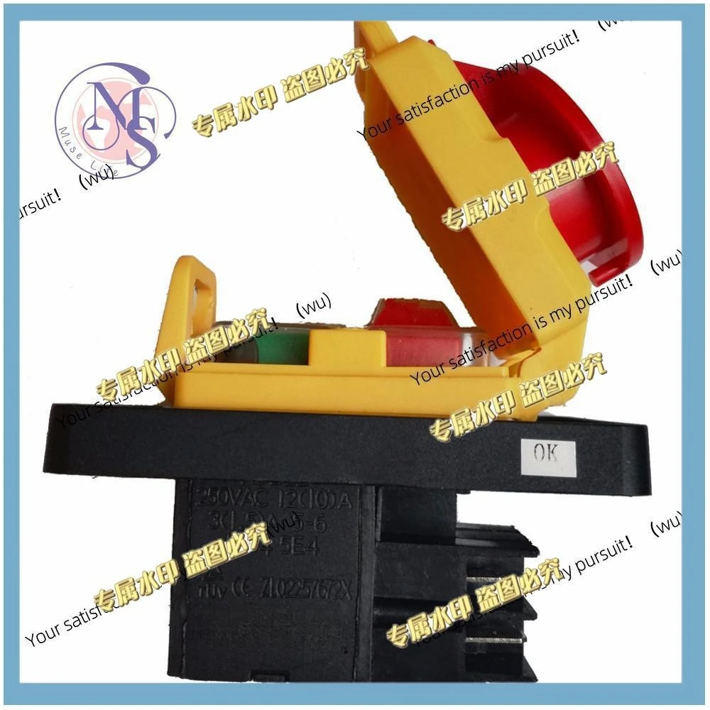 Suitable for KJD22 4-pin 6-pin, industrial electromagnetic emergency stop button switch AC 250V 12 (10) A