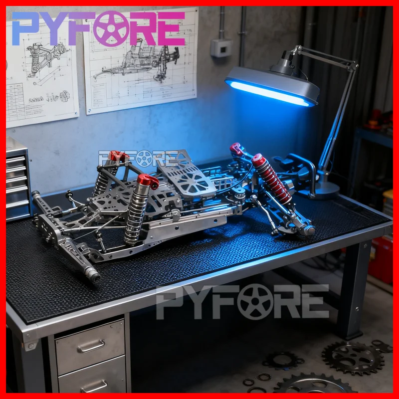 

GR1 PRO 1/5 Electric Remote Control Large Metal Desert Truck, Empty Frame for Adult & Kids Toys