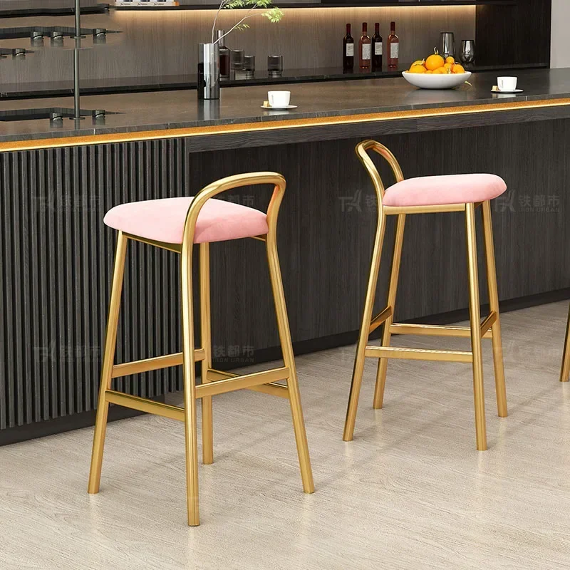 High Design Chair Modern Kitchen Chairs Home Bar Stools Luxury Height Adjustable Library Reception European Kitchen Furniture