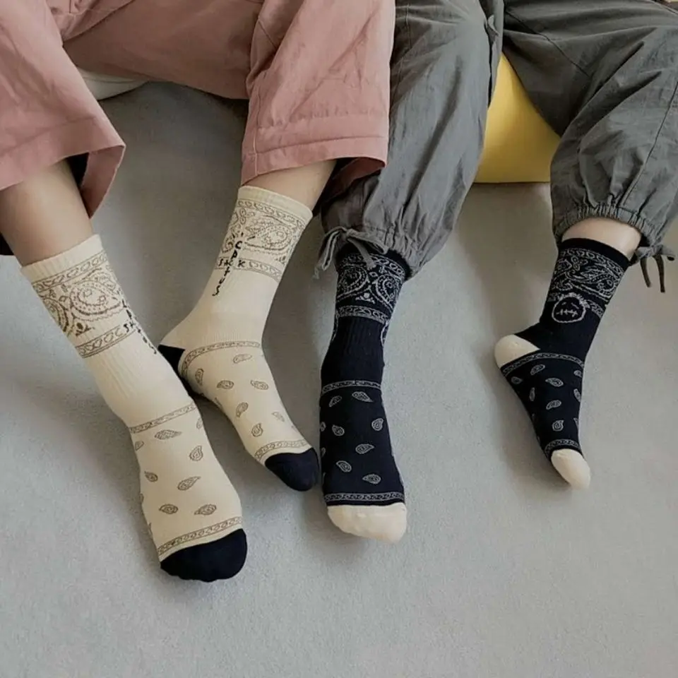 Chaussettes de sport pour hommes et femmes, chaussettes de planche à roulettes, chaussettes de basket-ball, chaussettes de couple, hip hop, mode Harajuku, Crew Cantum Jack, 3 paires