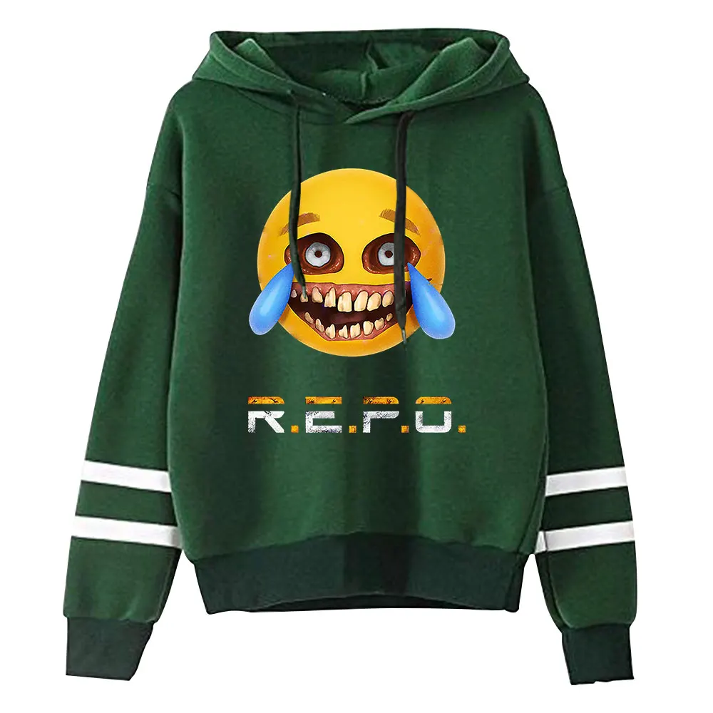 ホットゲーム R.E.P.O. Merch REPO パーカー ヴィンテージ 90s マーチ プルオーバー マーチ トラックスーツ パーカー スウェットシャツ ファッション プルオーバー