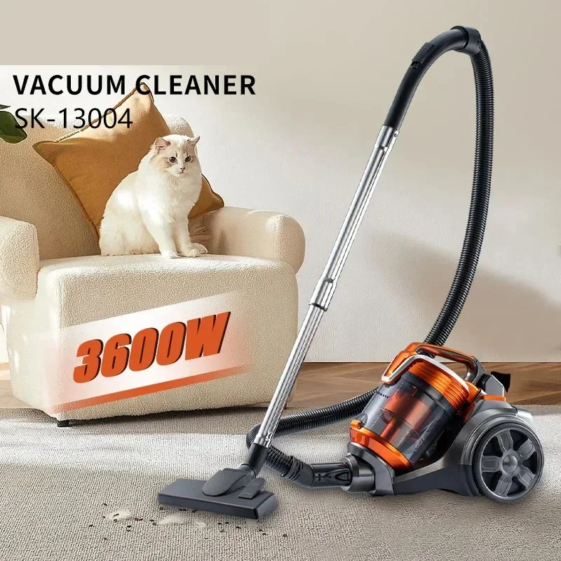 3600W Hoover Vacuum Cleaner Cylinders Bagless Vacuum Multi-Cyclonic Filtration Corded Vacuum Hard Floors Carpets Pet Hair