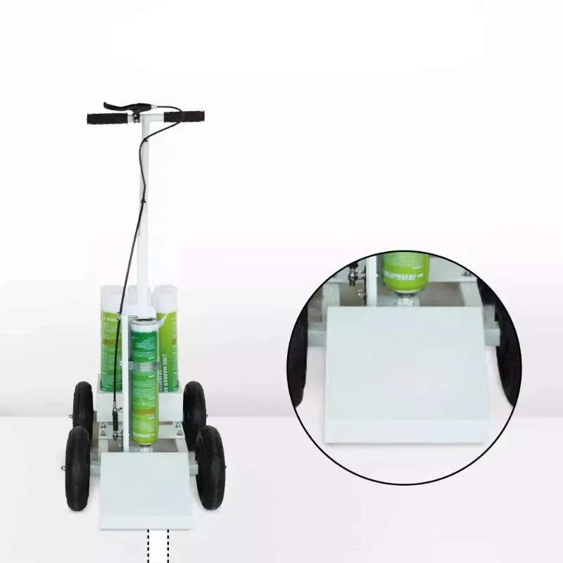 

Soccer field marking cart, artificial grass, natural grass, plastic track, cement floor marking cart, including spray paint
