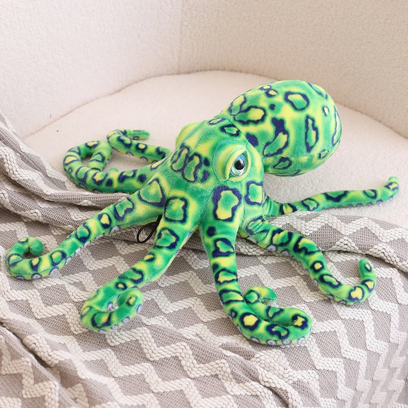30-80cm Simulation Plushie Octopus Stuffed Animal Squid Pillow Kawaii Soft Cotton Doll Children's Toys Birthday Gifts Home Decor