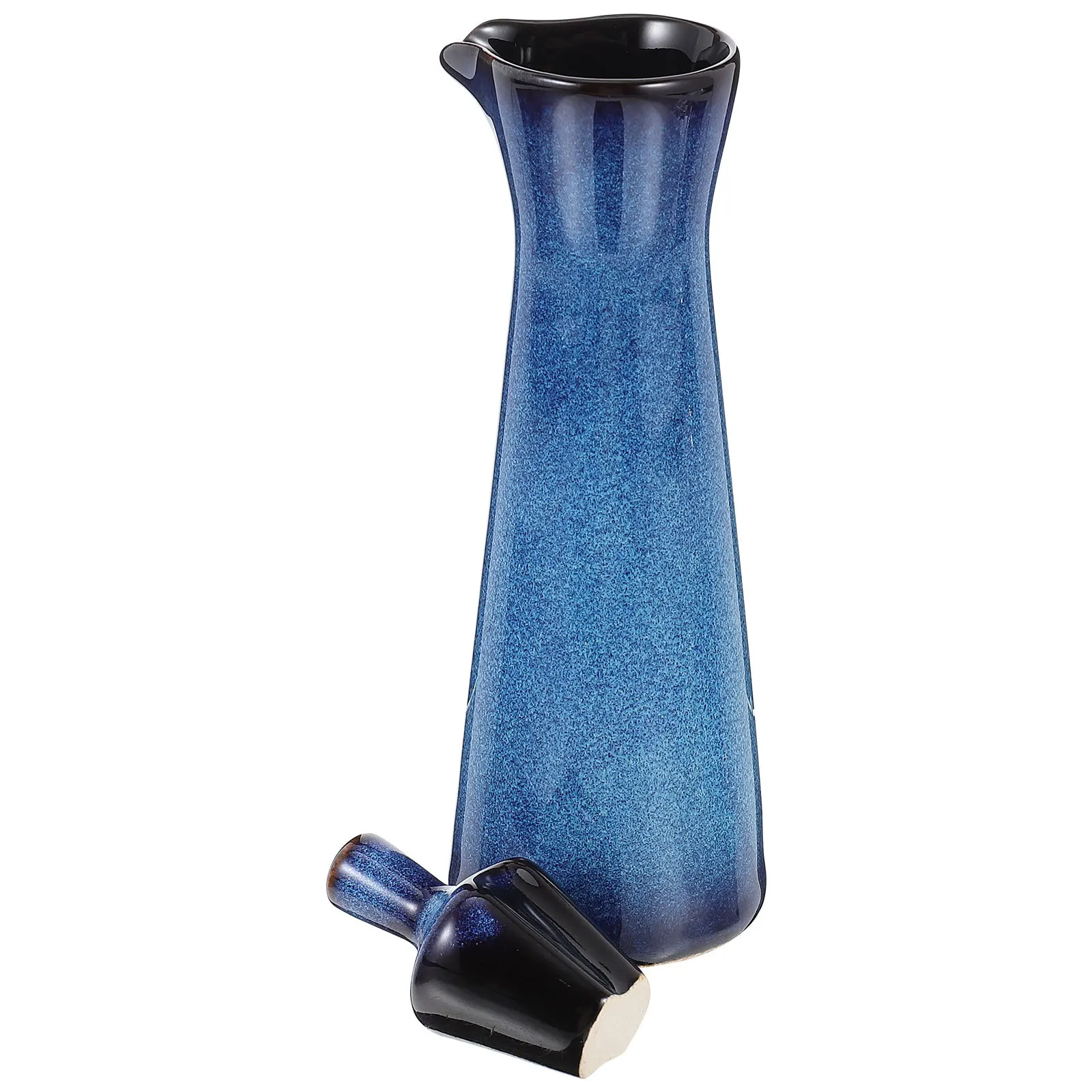 

Ceramic Soy Sauce Bottle Japanese Style Sturdy Oil Vinegar Container Kitchen Condiment Jar Seasoning Storage Oil Pot