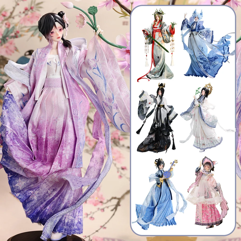 Authentic Special 1/6 Bjd Blind Box Doll Fengyue Thousand Years Ancient Movable Joints Collectible Trendy Toy Ornaments Gift