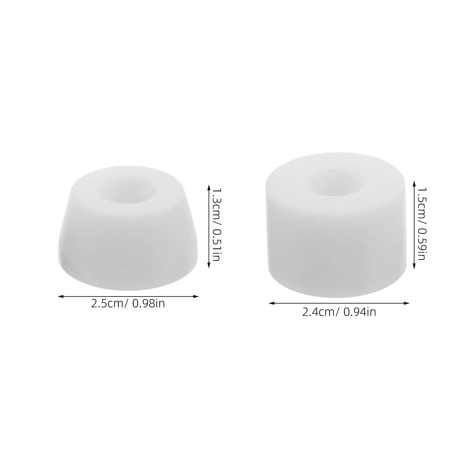 10Pcs PU Skateboard Shock Absorbers Bushings Longboard Roller Skates Replacement Cushions Shock Absorbing Pads Impact Protection view 5
