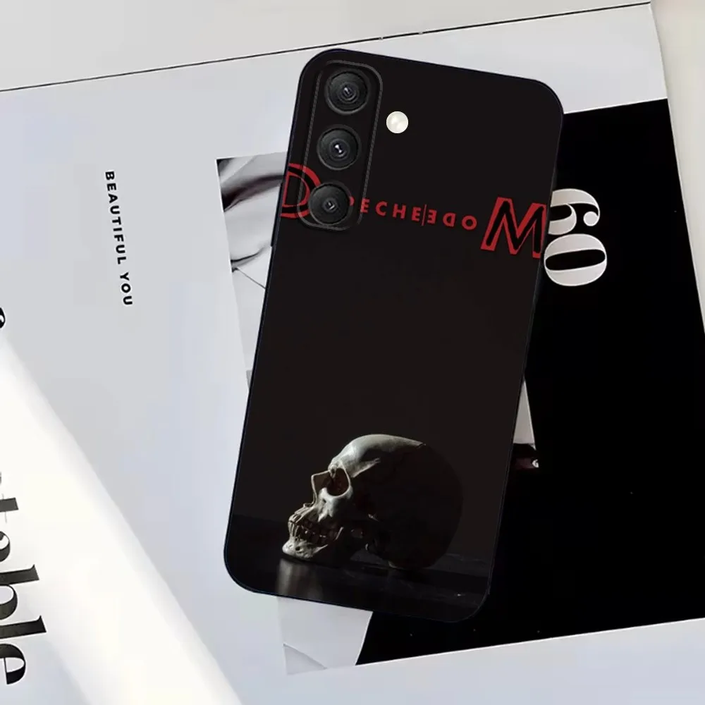 D-Depeche band M-ModeS Phone Case For Samsung S25,S24,S23,S22,S21,S20,S10,Ultra,Plus,Lite,FE,Soft Silicone Black Cover