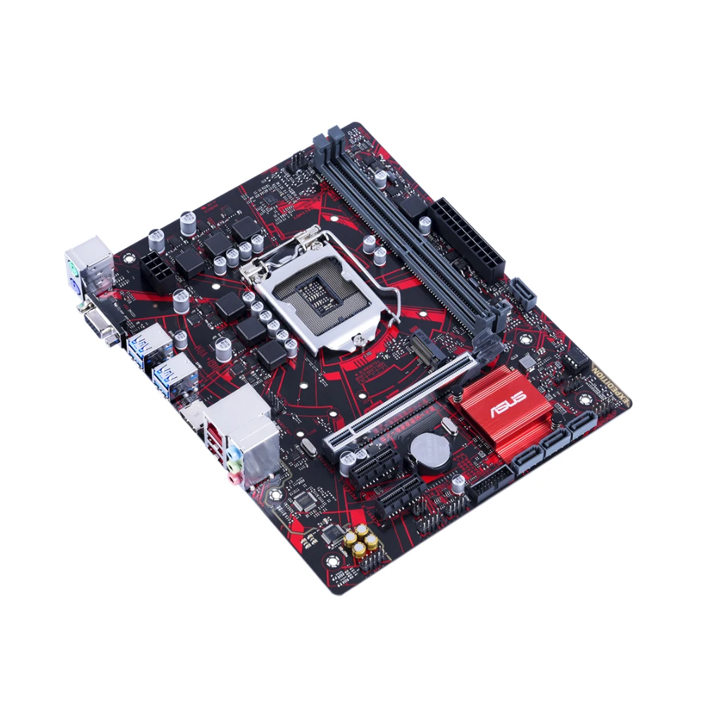 Placa base ASRock B365M LGA 1151 Intel B365 DDR4 2666 compatible con procesadores Intel Core de 9.a y 8a generación PCIe 3,0 USB 3,1 Micro ATX