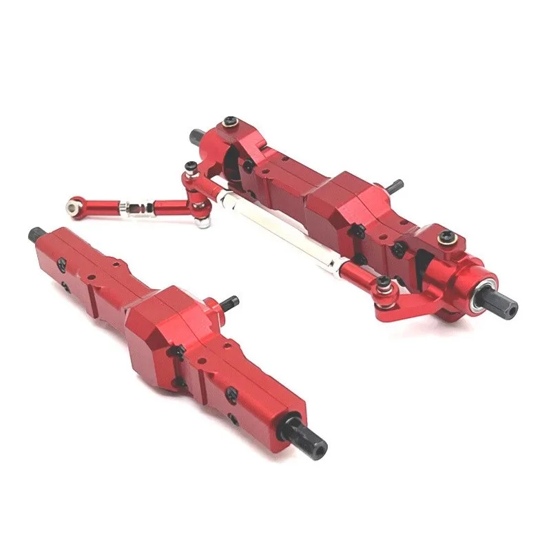 อะไหล่รถบังคับวิทยุ WPL C14 C24 C54 B36 ชิ้นส่วนอัพเกรดโลหะ ชิ้นส่วนดัดแปลง เพลาหน้าและหลัง