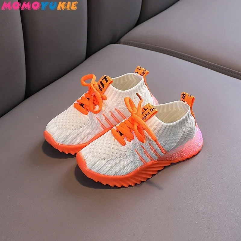 Size 21-30 Children LED Sneakers With Light Up sole Baby Led Luminous Shoes for Girls /Glowing Lighted Shoes for Kids Boys