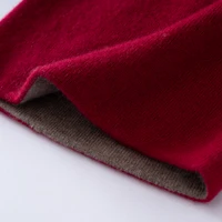 High Quality Pure Cashmere Hat for Men and Women Winter Double Layer Thicken Knitted Skullies Beanies Caps Female Outdoor Hats - Image 5