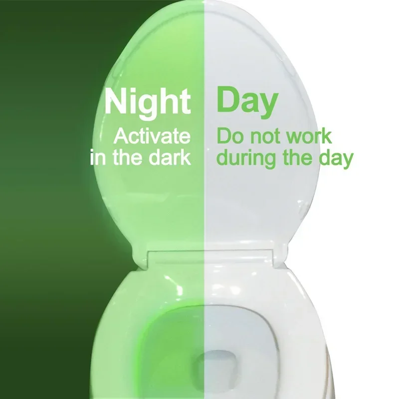 ZK30 Smart PIR Motion Sensor ที่นั่ง Night Light 8/16 สีกันน้ําสําหรับห้องน้ําชาม LED โคมไฟ WC ห้องน้ํา Light