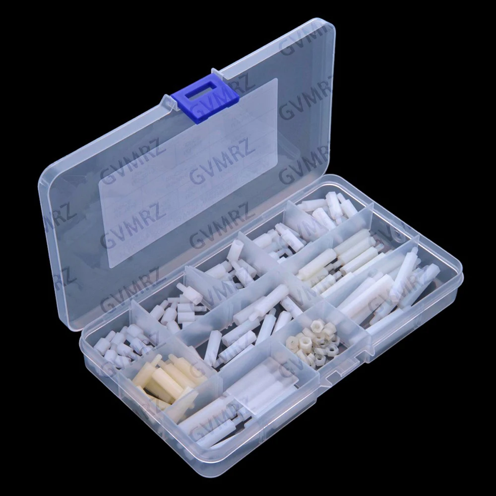 11Values ​​Nylon Hexagonal Isolation Columns, M3 Plastic Support Columns, Copper Column Packages M3 Connector