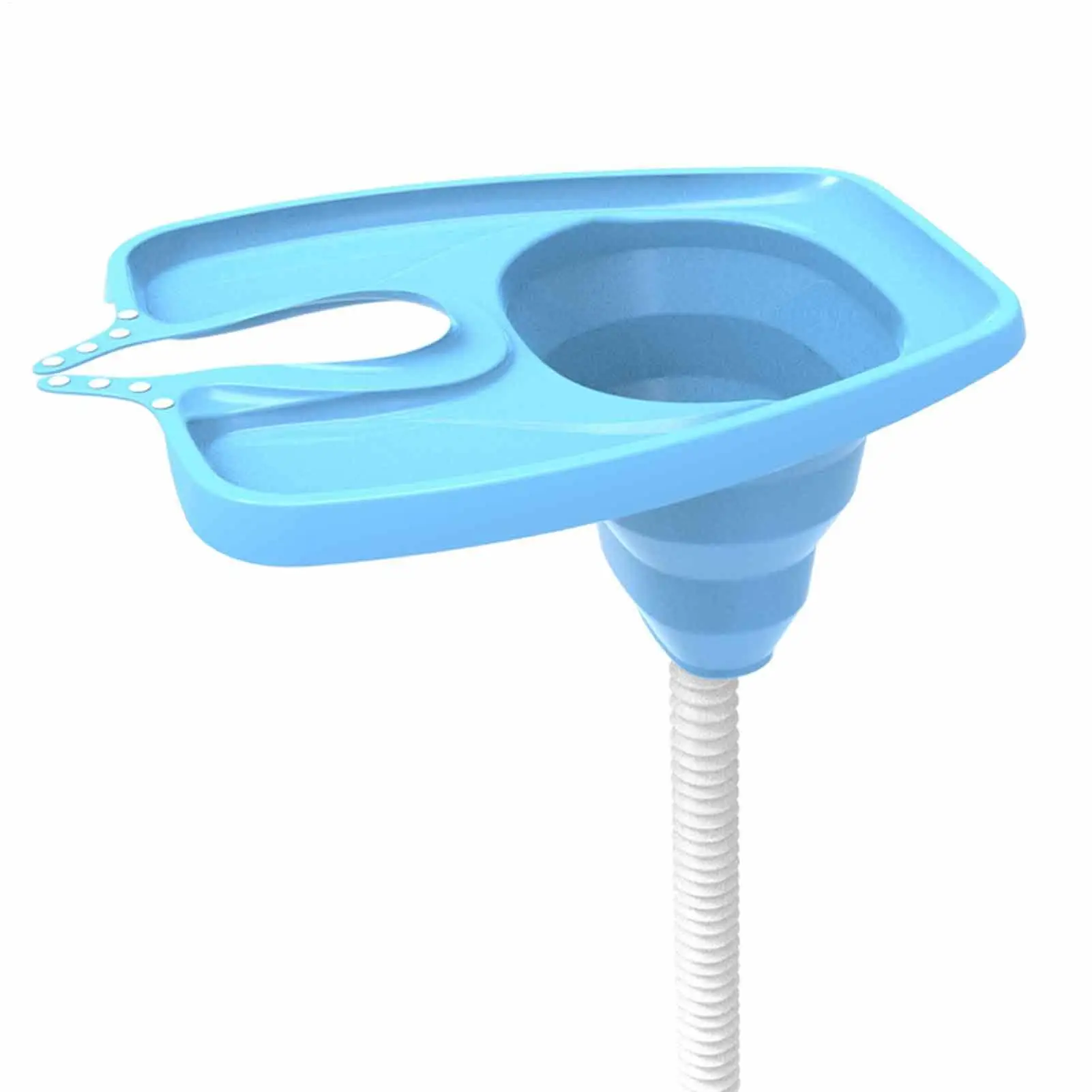 Portable Shampoo Bowl Foldable Vertical Shampooing Basin with Drain Hose for Elderly Home Salon Hair Wash Supplies for Disabled