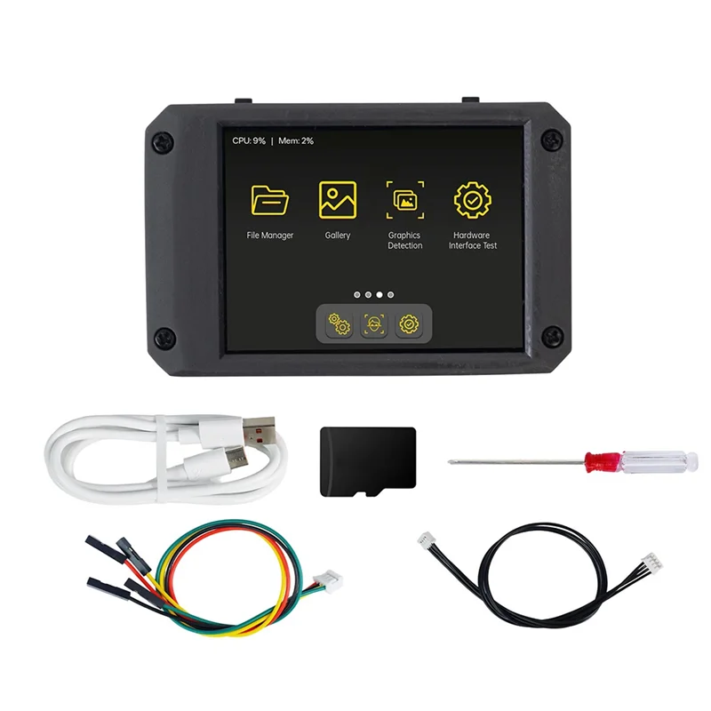 

【Livraison Rapide】K230 Al Visual Recognition Module For Robot Kit With 2.4-Inch HD Touch Screen Large Memory Micropython Develop