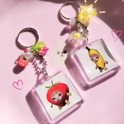 Handmade Cute matching keychains Personalized aesthetic