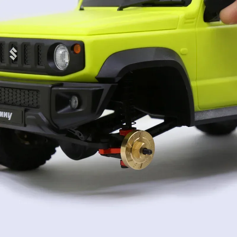 Combinaison de moyeu de roue en laiton rapDuty, pièces de voiture RC, accessoires de mise à niveau, Xiaomi Jimny, Xmykc01Cm, 1/16, 4 pièces