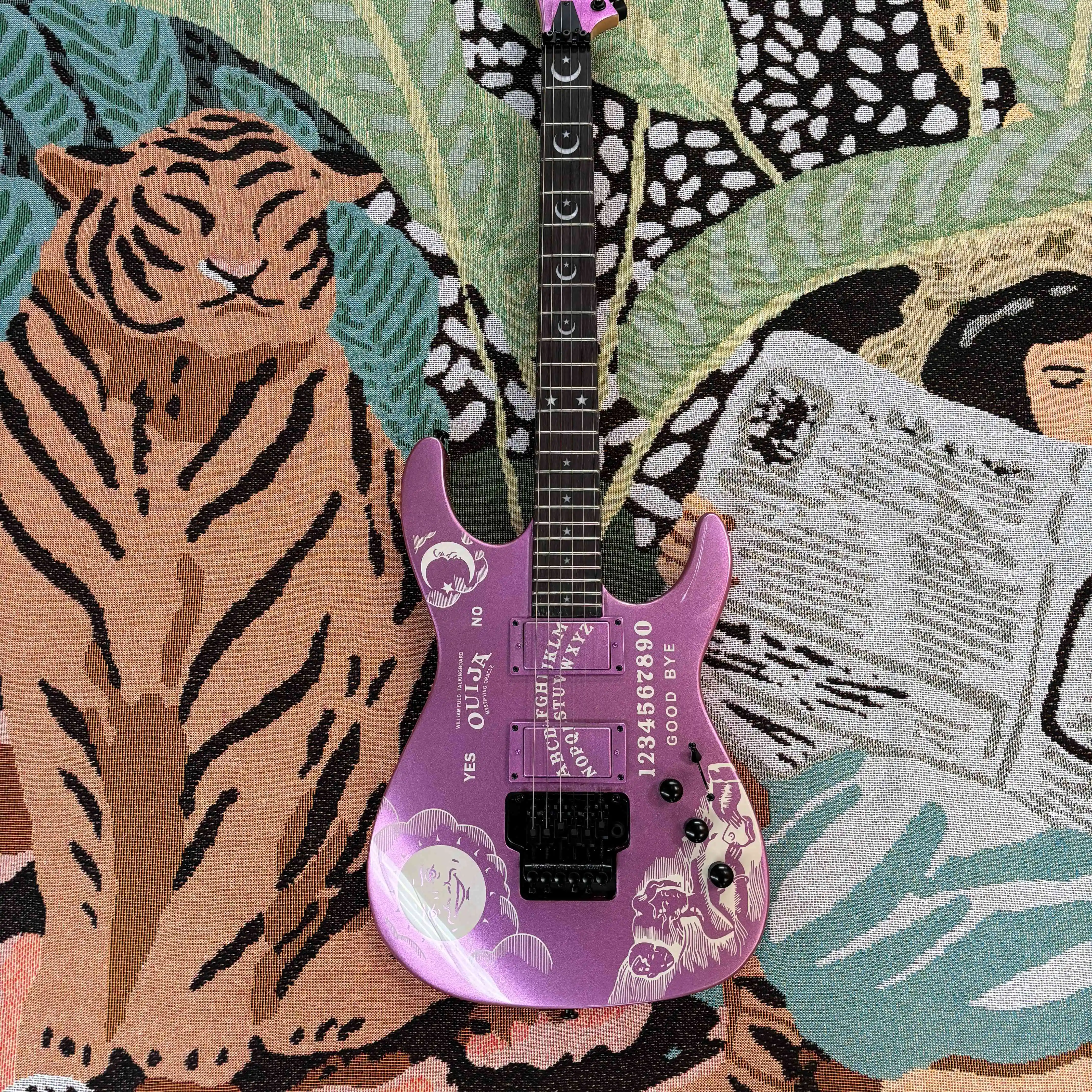 Anime Custom Guitar: The Purple Goddess-Patterned Electric That Changed My Game