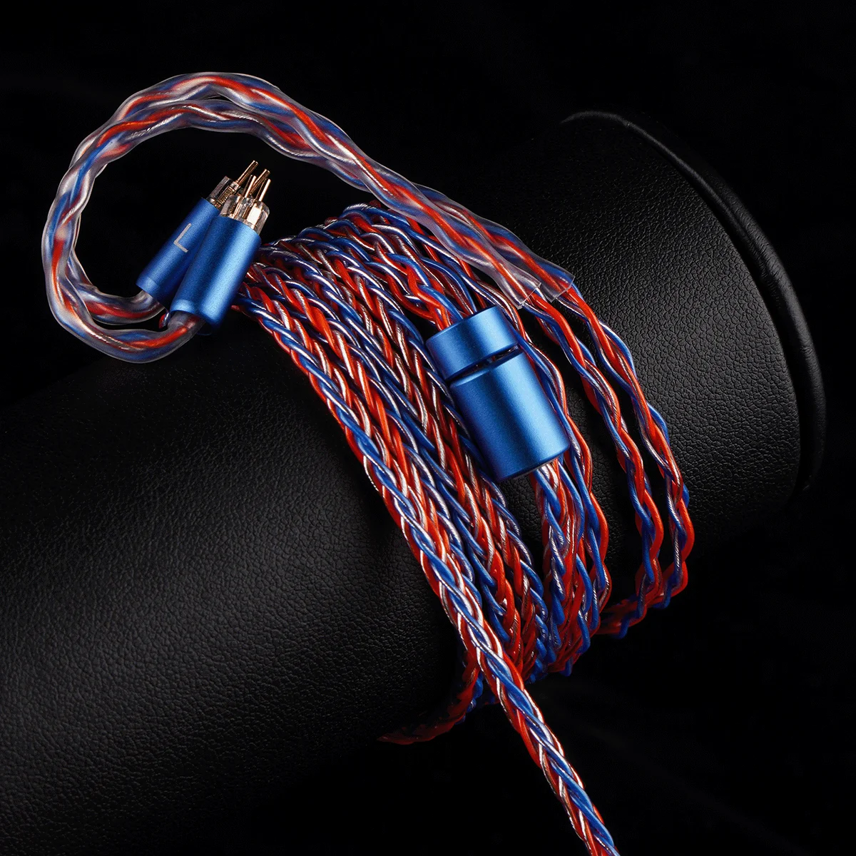 NiceHCK-Cable de Audio HiFi para jardín, Cable de actualización IEM de 8 hebras 5N OFC + alambre OFC Chapado en plata para Himalaya Cadenza 4 Singolo EA1000