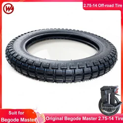 2.75-14 Off-road Tire for Begode Master/EXN/EX30 Sherman Max Sherman S KingSong S19 Electric Unicycle 2.75-14 Off-road Tire