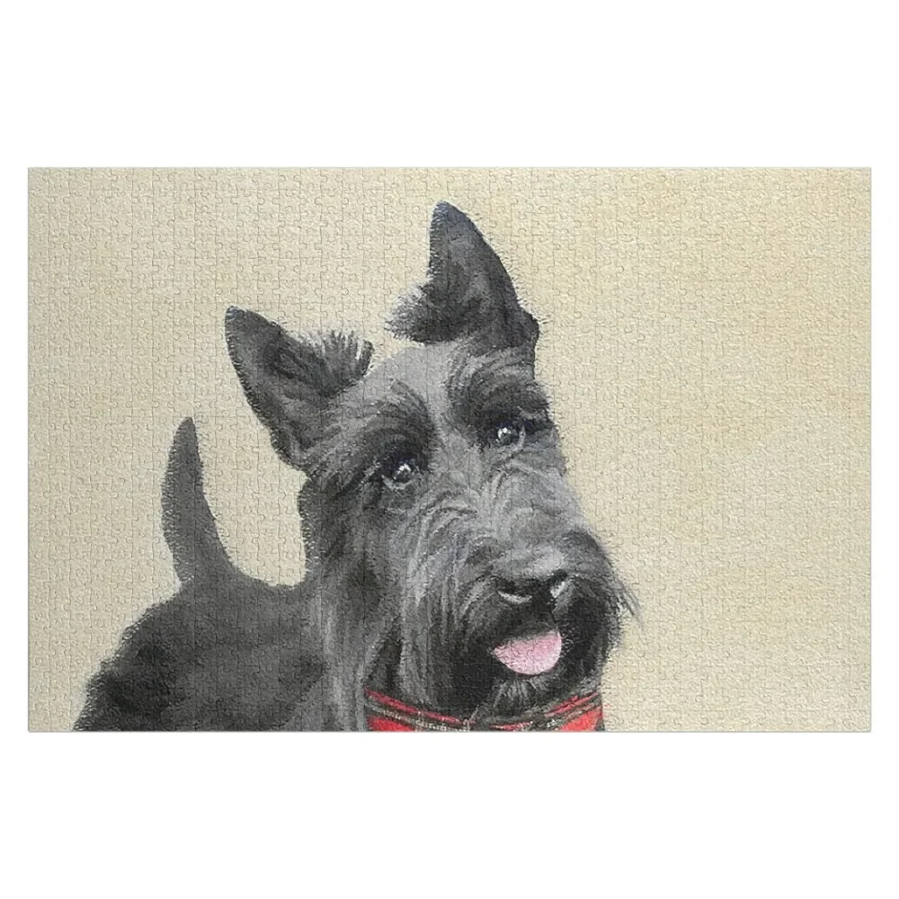 

Scottish Terrier Jigsaw Puzzle Custom Child Personalize Personalized Gift Married Puzzle