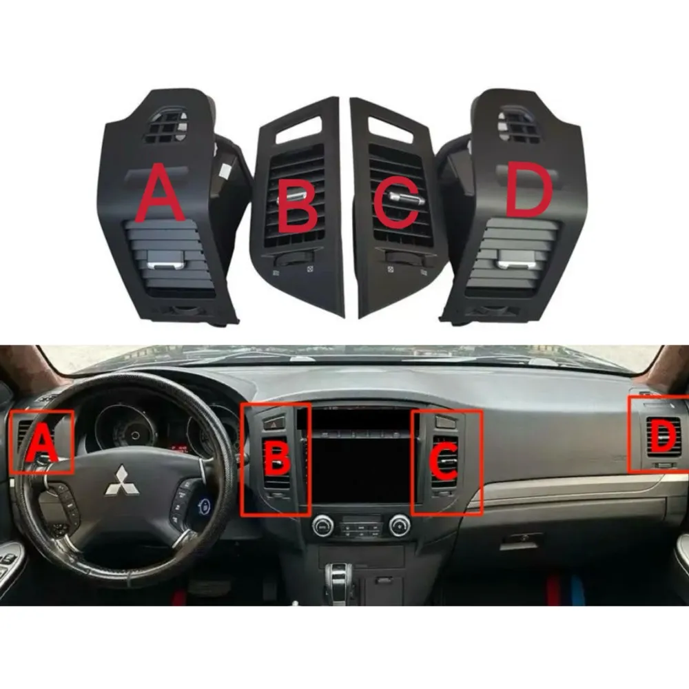 

For Mitsubishi Pajero Montero V93 V95 V97 V98 2007-2022 Instrument Panel Condition Side Air Outlet Cold Air Outlet for Device