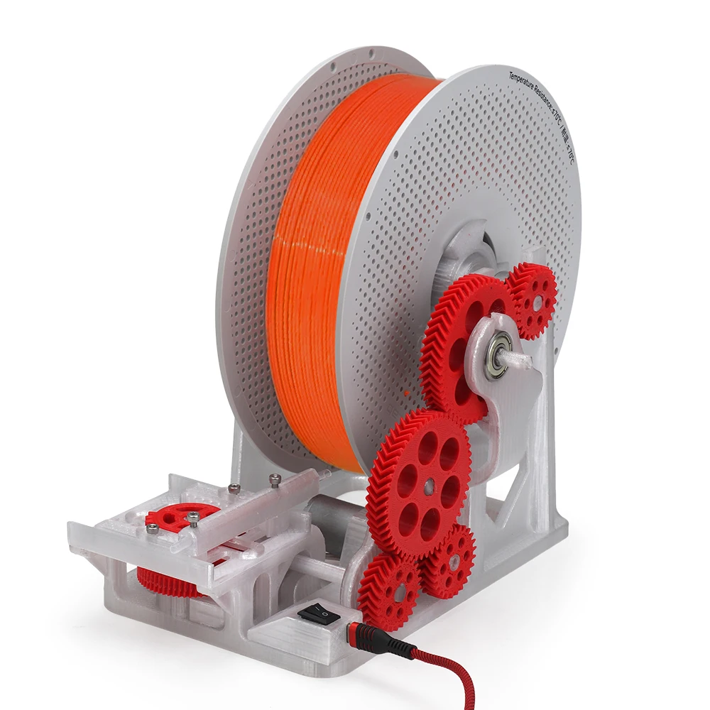 3D Printing Filament Rewinding Tool Spool Coiling Winder Organizer For PLA PETG ABS Consumable Holder DIY Maker Workshop