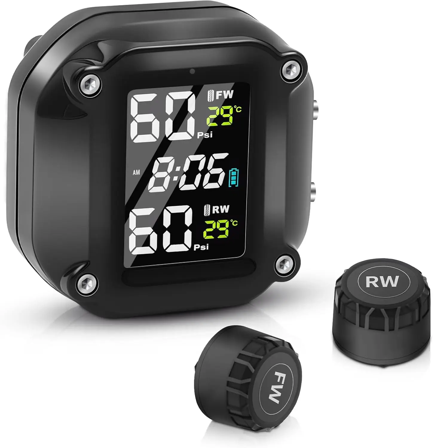 

Монитор давления в шинах мотоцикла, электромобиль, мотоцикл, беспроводная высокоточная система контроля давления в шинах