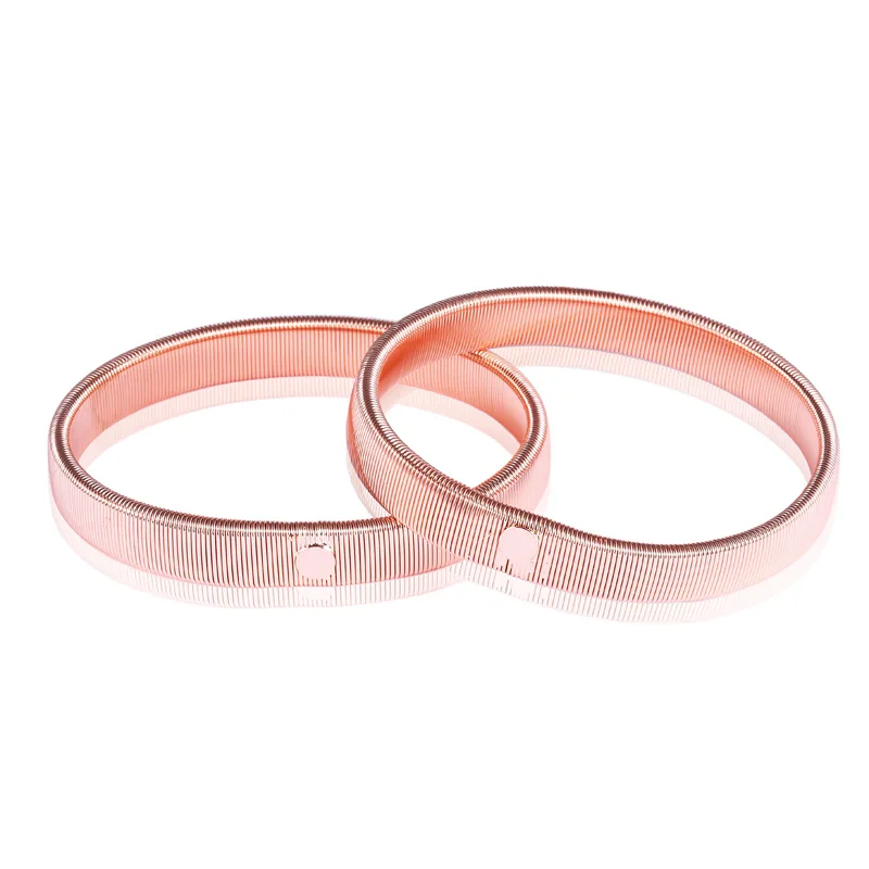 2 قطعة الذراع دفئا قميص كم حامل معدني المضادة للانزلاق أساور مرنة تمتد شارة شريط أداة معصمه