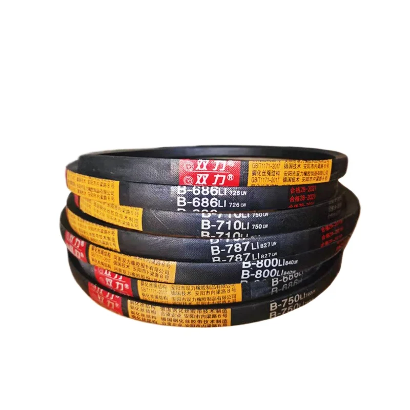 1pcs V-belt B type B1500 B1524 B1549 B1550 B1575 Li belt conveyor belt