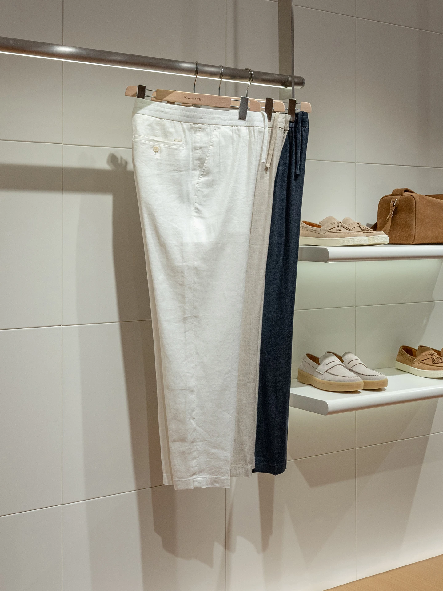 Men's Comfortable Breathable Straight Leg Casual Pants 8800 LP Edition Natural Fiber Blend Rain Linen Casual Wear