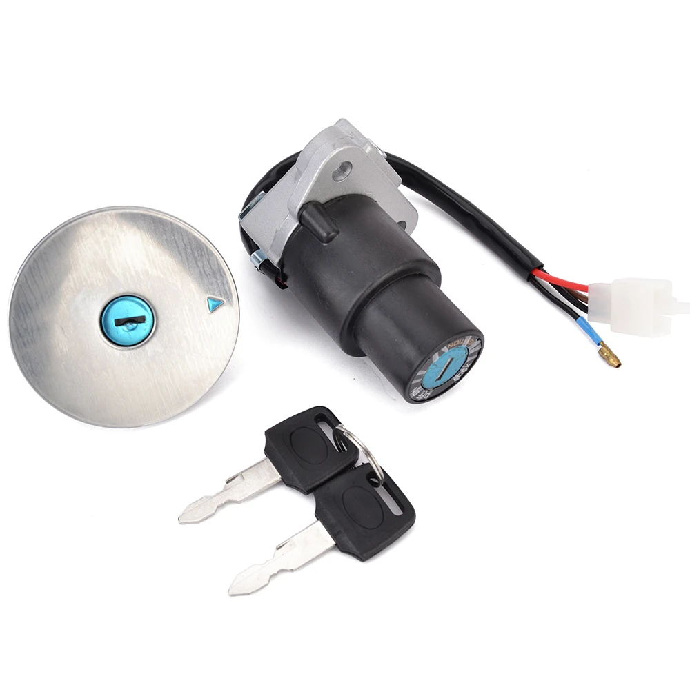 

Fuel Gas Cap Ignition Switch Seat Lock with Key Kit For Yamaha FZR250 87-88 FZR400 88-90 FZR600 89-93