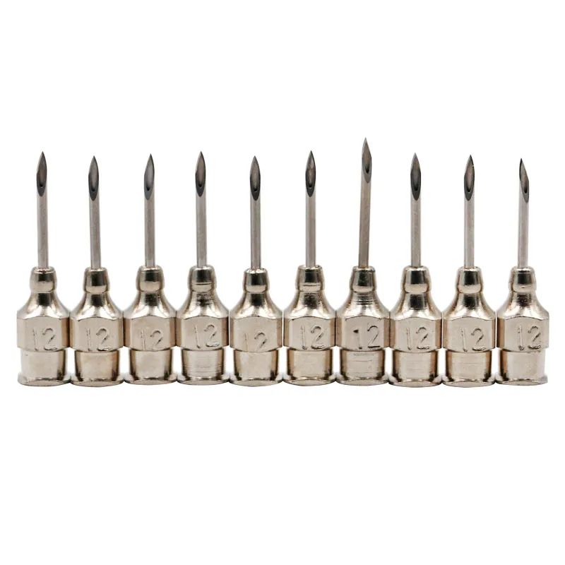 10 Pcs Animal Veterinary Syringe Needles Cow Goat Pig Poultry Chicken Bird Injection vaccine Needles Livestock Equipment