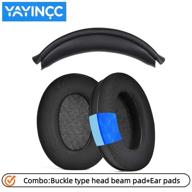 Replacement Snap on Headbeam cushion/Protein skin memory sponge ear pad For Sony WH-1000XM3 Headset repair parts Easy to install - Image 4