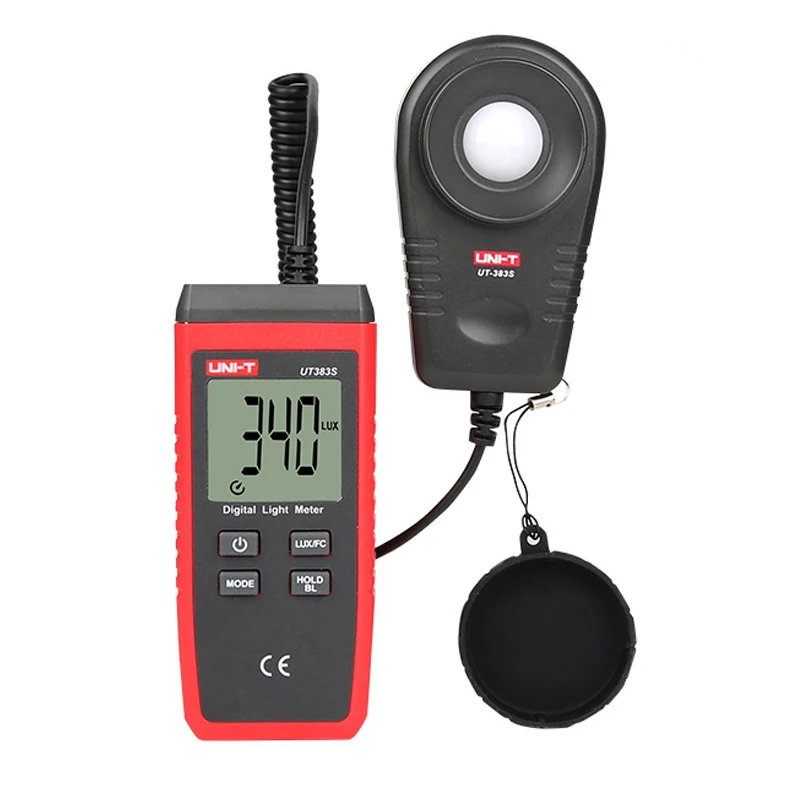 UNI-T UT383S Digital Light Meter 200,000 Lux Luminometer Lux/FC Luminometer Photometer Luxmeter Measure Tester Illuminometer