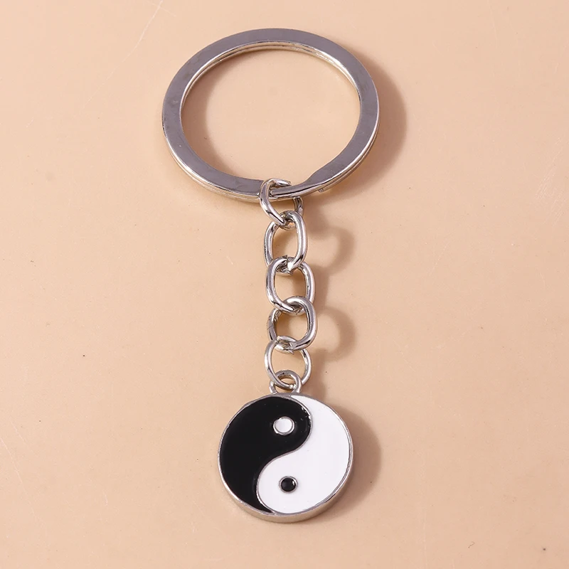 Aihua heiß verkaufen Yin Yang Tai Chi Schlüssel bund Bff besten Freunde Paar passende Sets für Frauen Männer Liebhaber Schlüssel ring Schmuck Geschenke – Detail 16