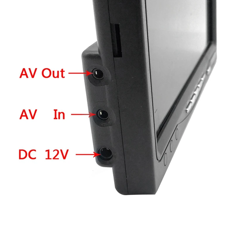 Monitor TN FPV de 7 pulgadas, 5,8G, 48 canales, pantalla LCD TFT de 1024x600, CC 7-16V, transmisor RC y Dron RC