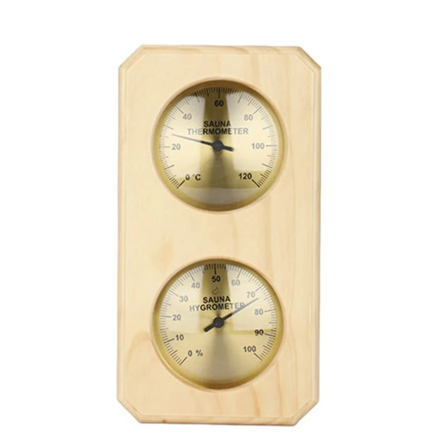 Dual Display Hygrometer Indoor Thermometer Temperature Humidity Gauge Sauna Room