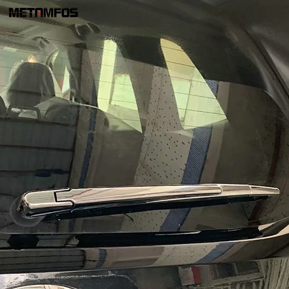 Rear Window Wiper Cover Trim For Subaru Forester SK 2019-2023 2024 2025 Chrome Windshield Wash Strip Accessories Car Styling