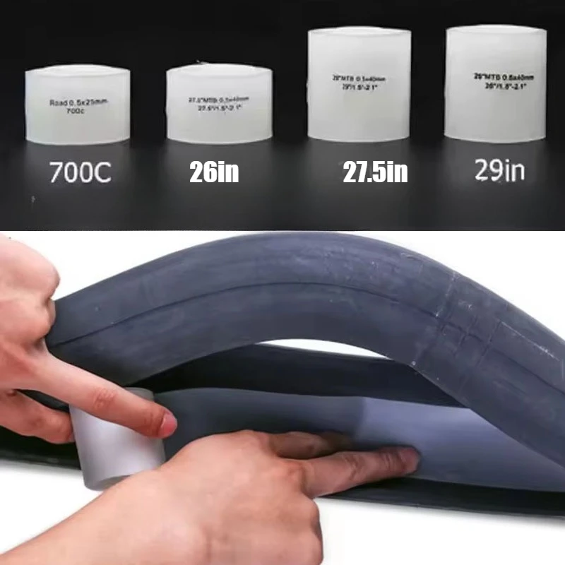 

2-piece Tire Puncture Protection Inserts, Bicycle Rim Strips, Puncture-resistant Inner Tube Protectors, Repair Tools,