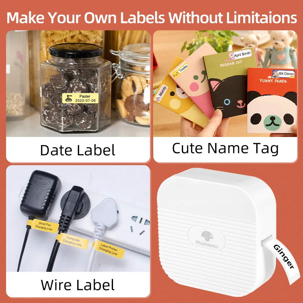 Phomemo Q30 Q31 Wireless Label Printer Pocket Handheld Label Maker Paper Sticker Price Label Sticker Printer Similar as D110