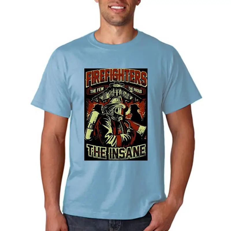 

T Shirt 2022 Fashion Men T Shirt Firefighter Proud Firefighter