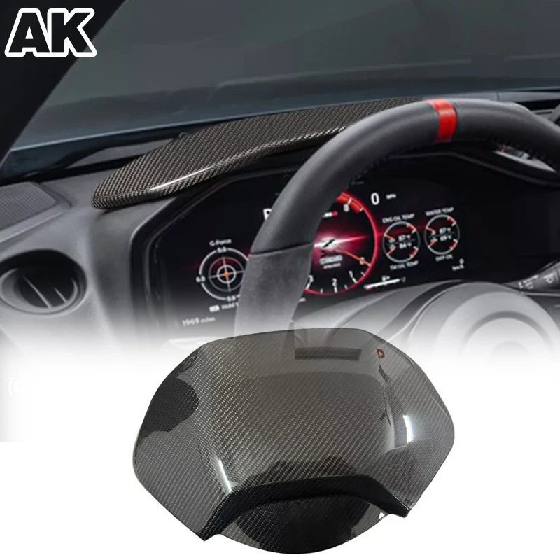 Real Carbon Fiber Car Speedometer Gauge Cluster Cover Trim Protection Car Interior Accessories For Nissan Z RZ34 400Z 2023+