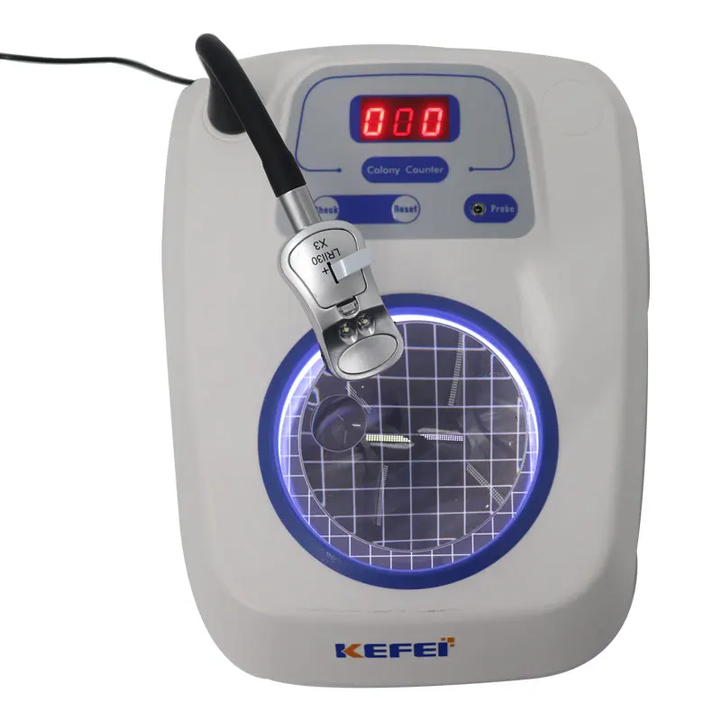 

Colony Counter Bacterial Testing Equipment Semi-automatic Colony Counter for Bacteria Count Bacterial Colony Counter