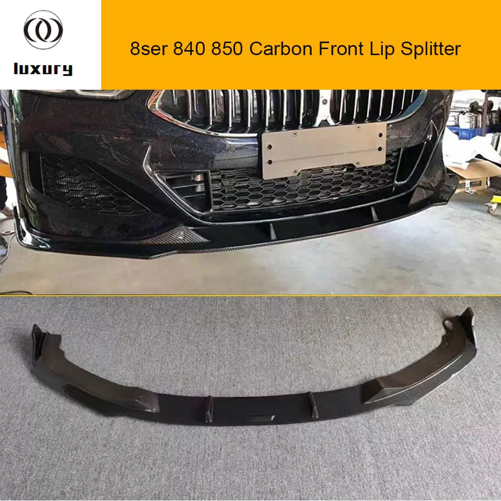 

TK Style 840i 850i Real Carbon Fiber Front Bumper Chin Lip Splitter for BMW G14 G15 G16 840 850 M sports 2019-ON
