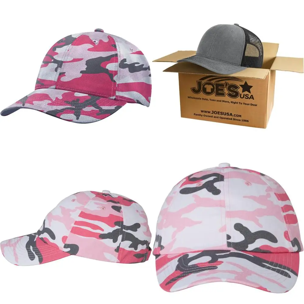 

Classic Cotton Adjustable Low Crown Baseball Caps - Bulk Blank Hats for USA Market