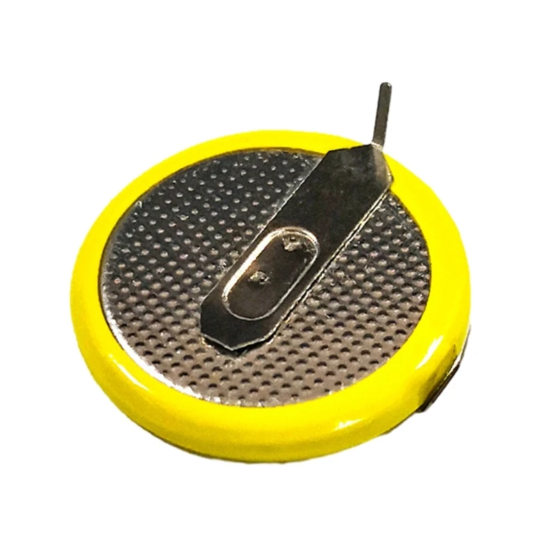 2 Pack LIR2025 LIR 2025 3.6V Lithium Rechargeable Batteries with Pins For Remote Control Watch Calculators Clock