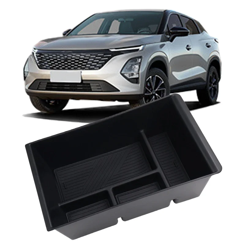 For Chery Tiggo 4 2025 Model Armrest Storage Box ABS Central Organozer Tray Stowing Tidying Car Accessories